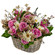 floral arrangement in a basket. Qatar
